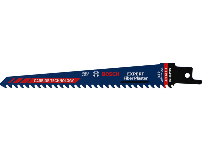 List Bosch za sabljasto žago EXPERT ‘Fiber Plaster’ S 641 HM, 150mm, 6TPI, za vlak. mavčni mat., 2608900407